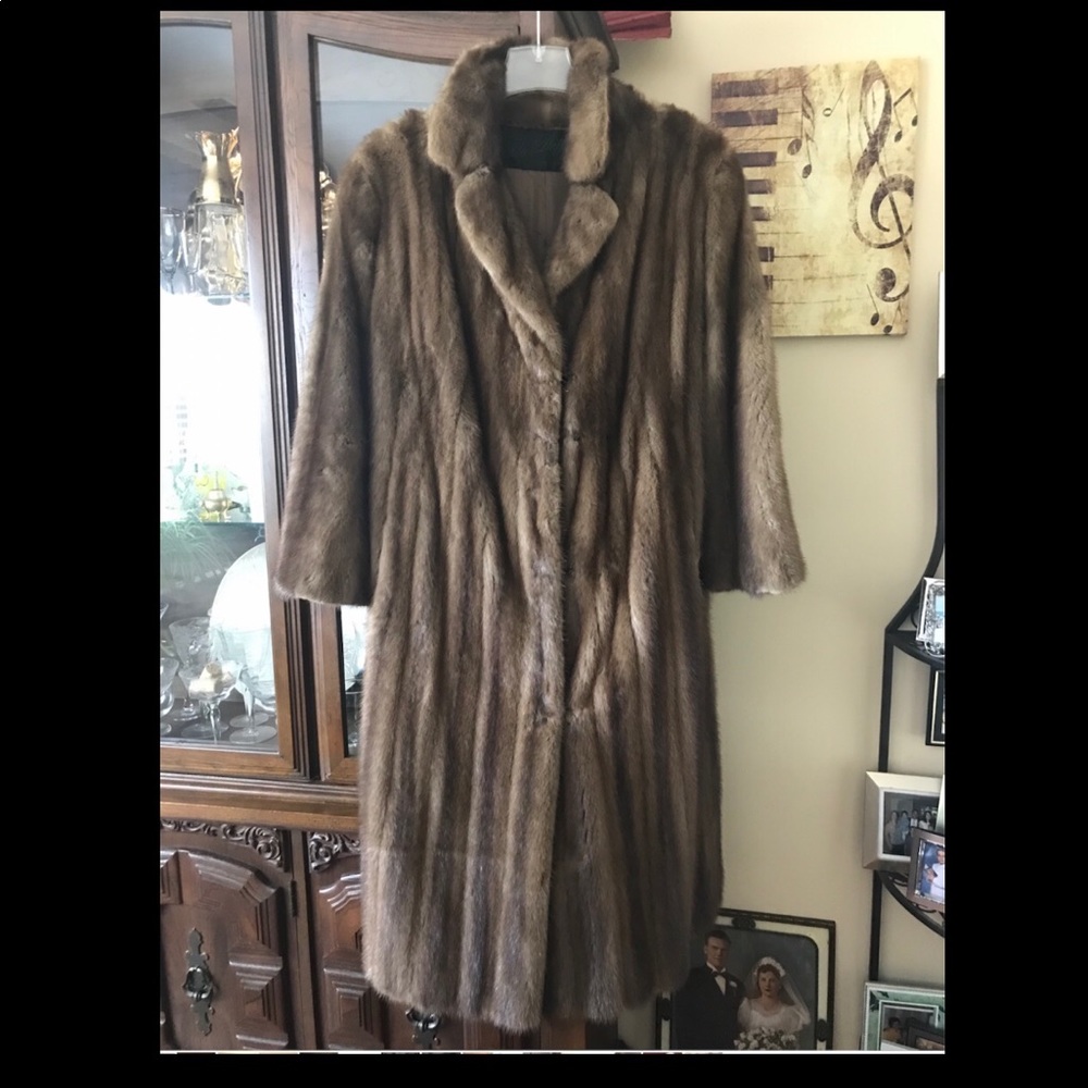 Peter Duffy full length fur coat
